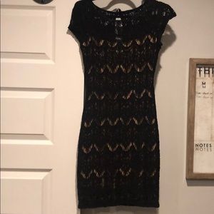 B. Darlin Black Lace Dress